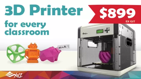 New plug & play 3D printer - suitable for every classroom