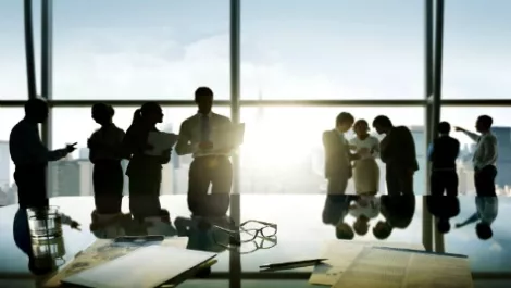 Business office sunny