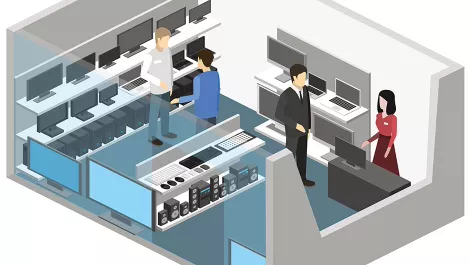 Computer shop channel