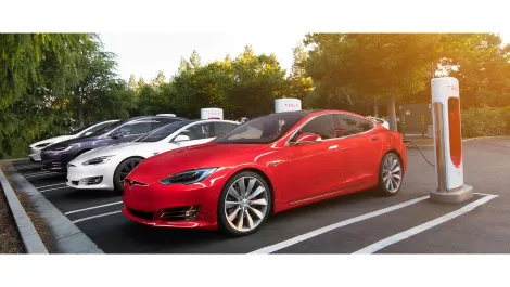 Supercharger   red model s
