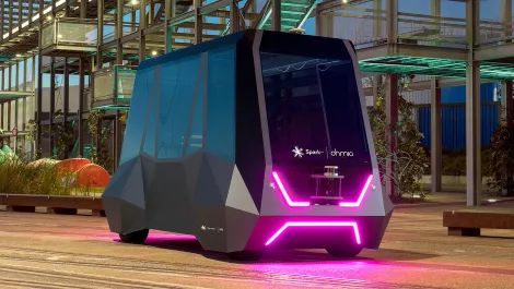 Spark and ohmio s 5g connected driverless car