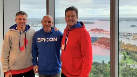  l r  paul nicholls tp  yair tzur epicon and mark white tp