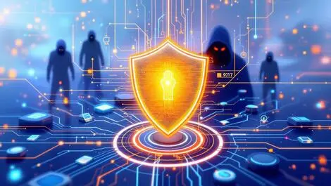 Digital shield protecting interconnected devices cybersecurity threat detection