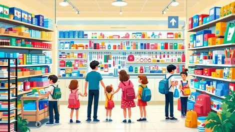 Uk family shopping school supplies stationery backpacks uniforms retail