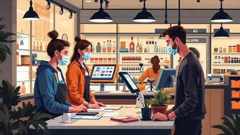 Australian new zealand shop owners using ai devices cautious retail interaction