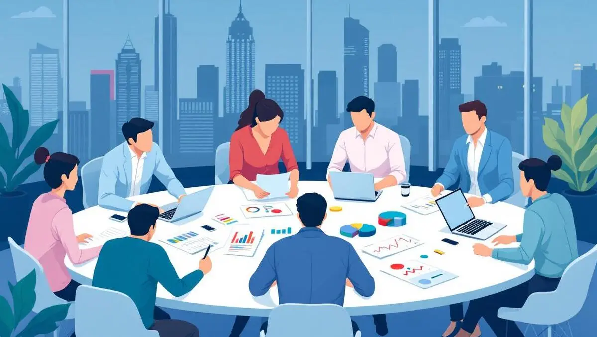 Entrepreneurs roundtable brainstorming startup growth investment australian city