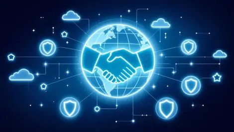 Global network partnership handshake shields cloud security tech