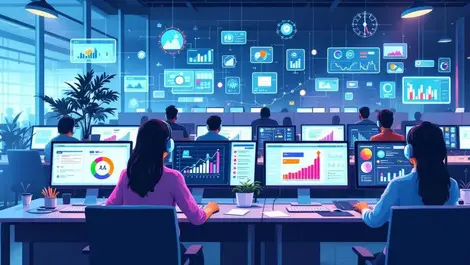 Modern contact center ai guided agents dashboards conversational insights