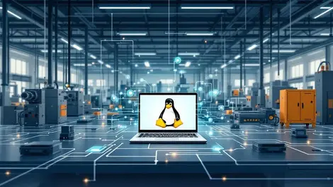 Open source industrial iot factory edge computing penguin os