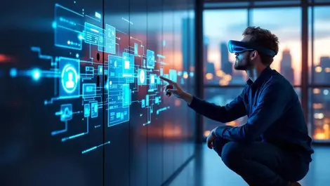 Australian security tech ar glasses training access panel city