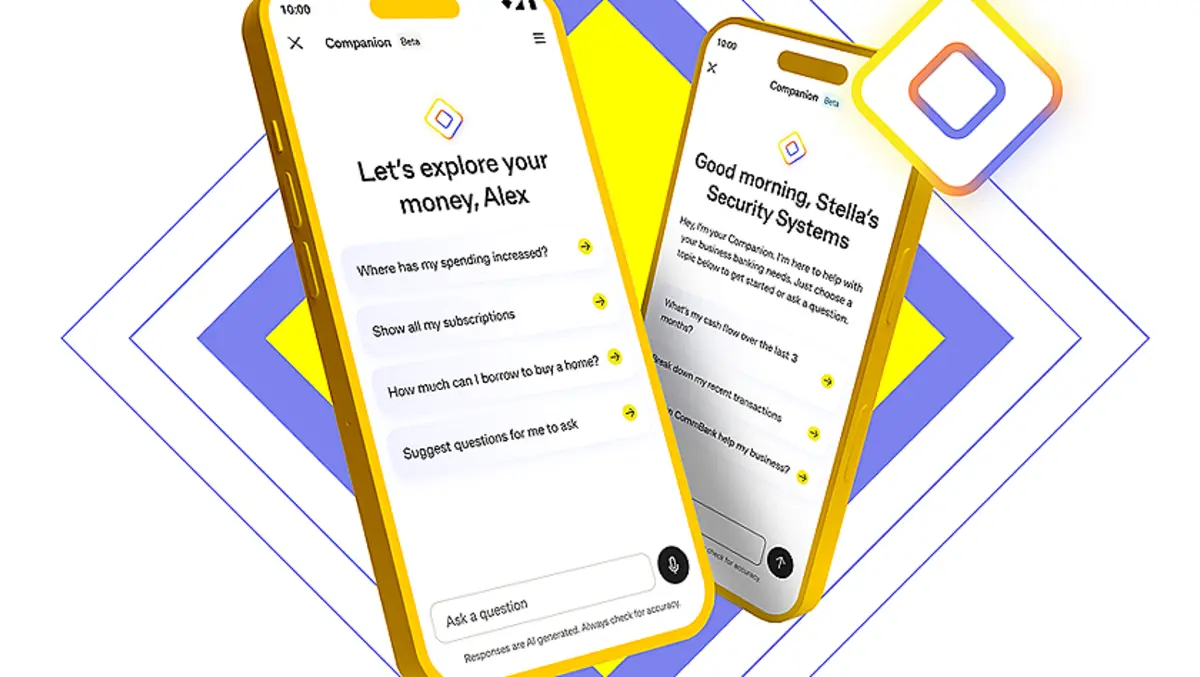 Commonwealth Bank tests AI companion in banking app